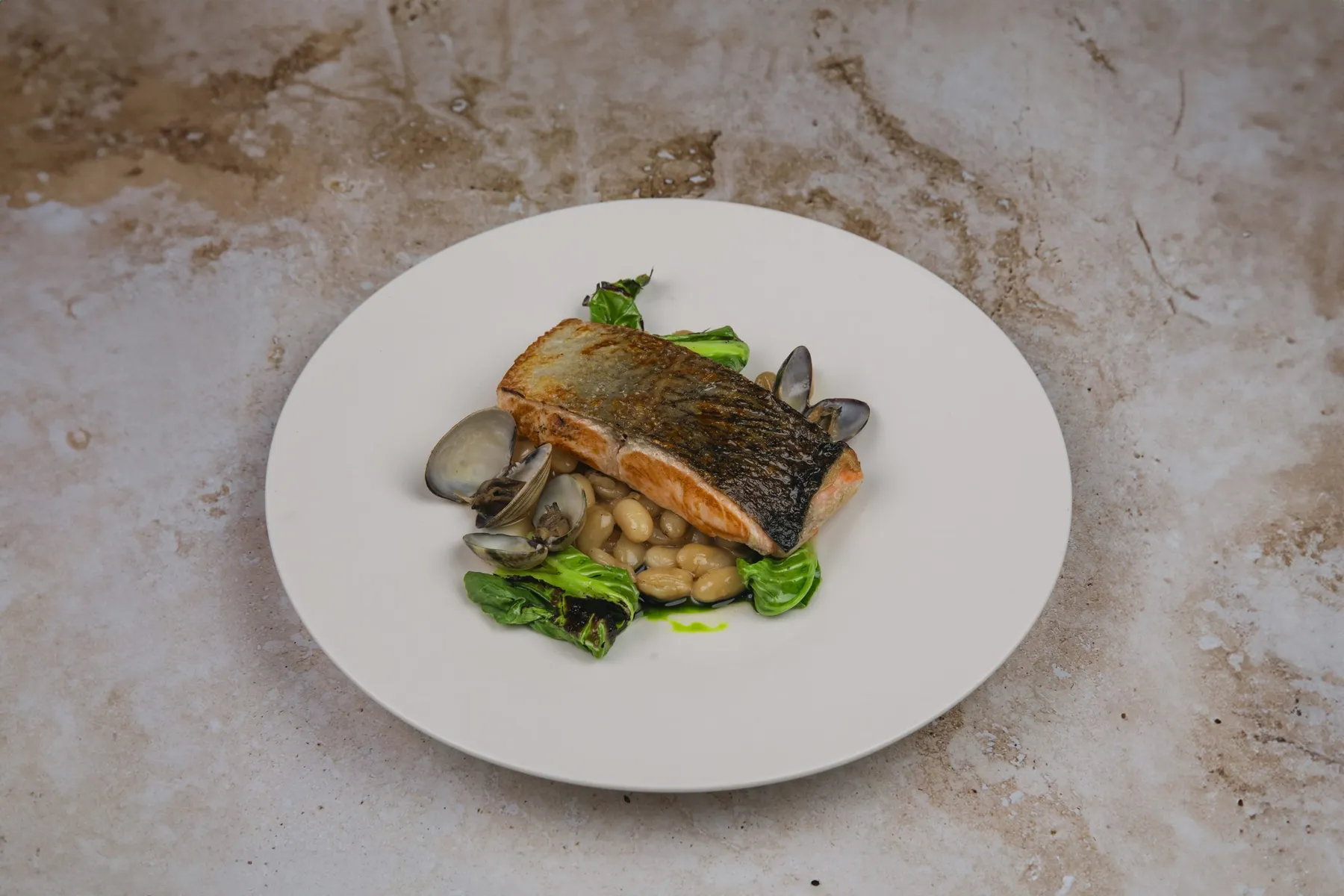 Grilled salmon